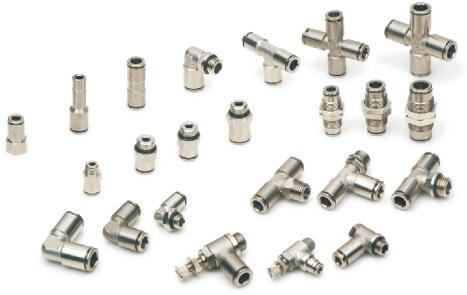 全铜快插式气动管接头